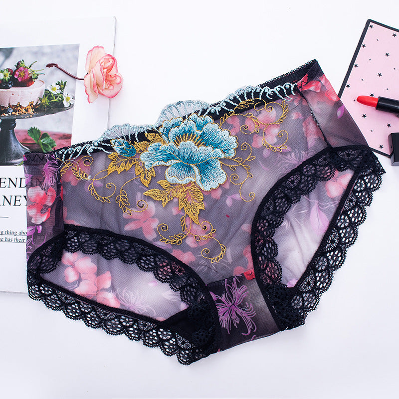 🎉 Last In Stock🎉Antibacterial Cotton Panty With Lace Embroidery