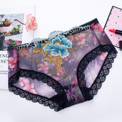 🎉 Last In Stock🎉Antibacterial Cotton Panty With Lace Embroidery