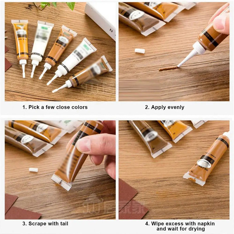 ⏳Limited time 50% off⏳Wood Furniture Scratch Repair Paint🏠🔥Buy One Get One Free🔥