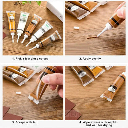 ⏳Limited time 50% off⏳Wood Furniture Scratch Repair Paint🏠🔥Buy One Get One Free🔥