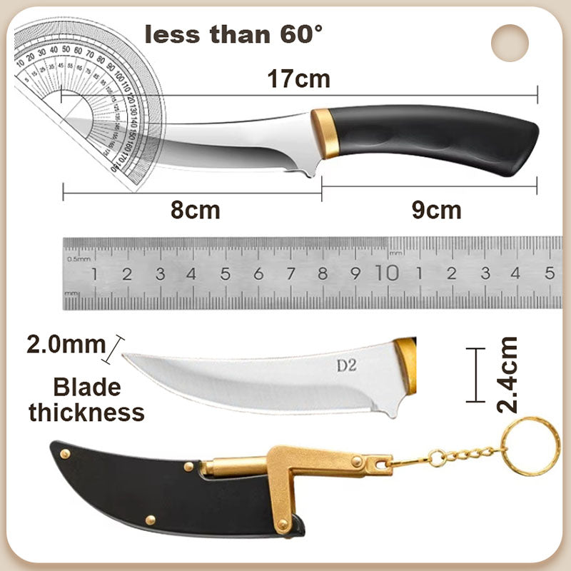 🔥Limited time 50% off🔥Multipurpose Outdoor Portable Fruit Knife with Sheath（The more you buy, the higher the discount）