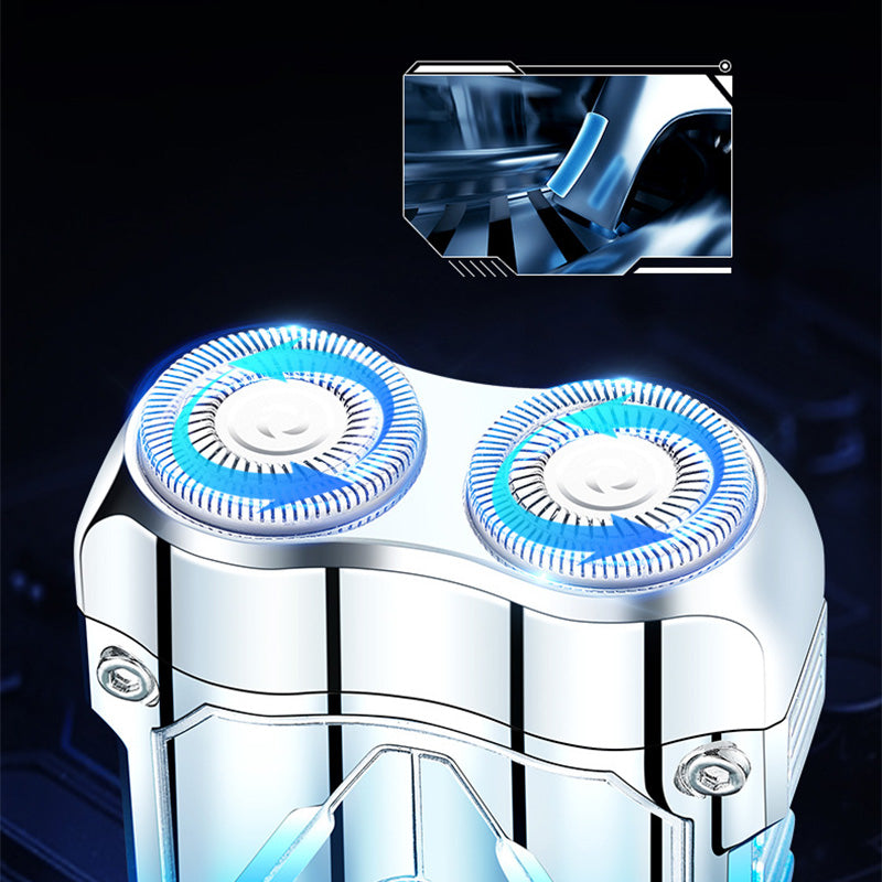 🪒 2025 New Mini Shaver—Compact Electric Razor & Charging Lighter Combo! ✨