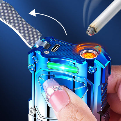🪒 2025 New Mini Shaver—Compact Electric Razor & Charging Lighter Combo! ✨