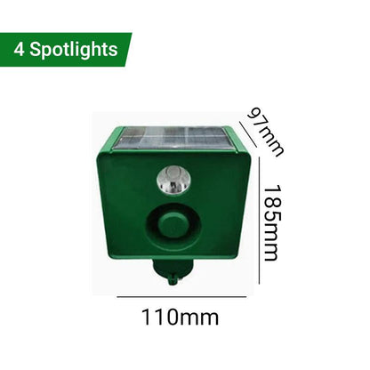 💥Beast Repellent Solar Warning Lights with Loud Volume