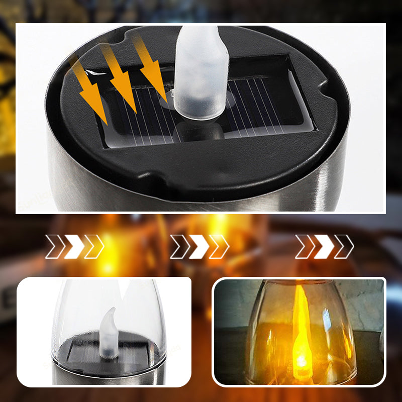 🥳2026 HOT SALE🥳💞50K+ SOLD!💥🕯️✨ 50% OFF! Solar Flickering Tea Lights – Realistic flame effect, dusk-to-dawn auto on. IP65 waterproof, lasts 6-8 hours. No wires, no fuss. Perfect for garden evenings. ✅🌙
