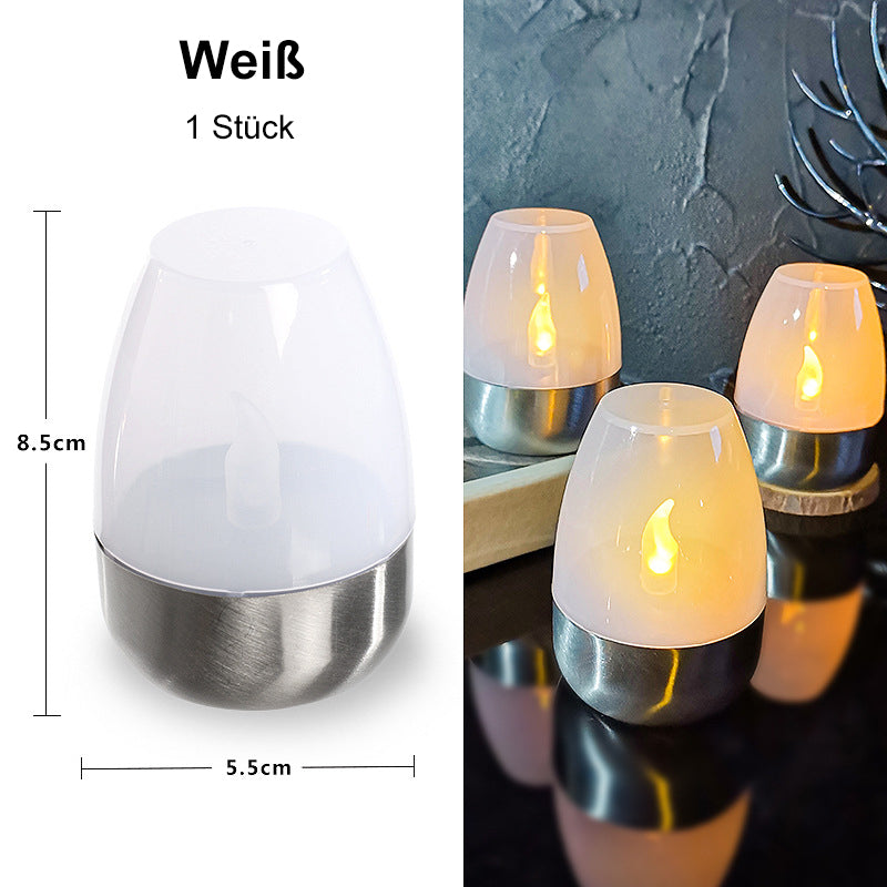 🥳2026 HOT SALE🥳💞50K+ SOLD!💥🕯️✨ 50% OFF! Solar Flickering Tea Lights – Realistic flame effect, dusk-to-dawn auto on. IP65 waterproof, lasts 6-8 hours. No wires, no fuss. Perfect for garden evenings. ✅🌙