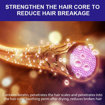 ✨ Buy 2 Get 1 Free! Purple Keratin Hair Mask - Tones Blonde, Silver & Gray Hair | Anti-Brass + Color Lock
