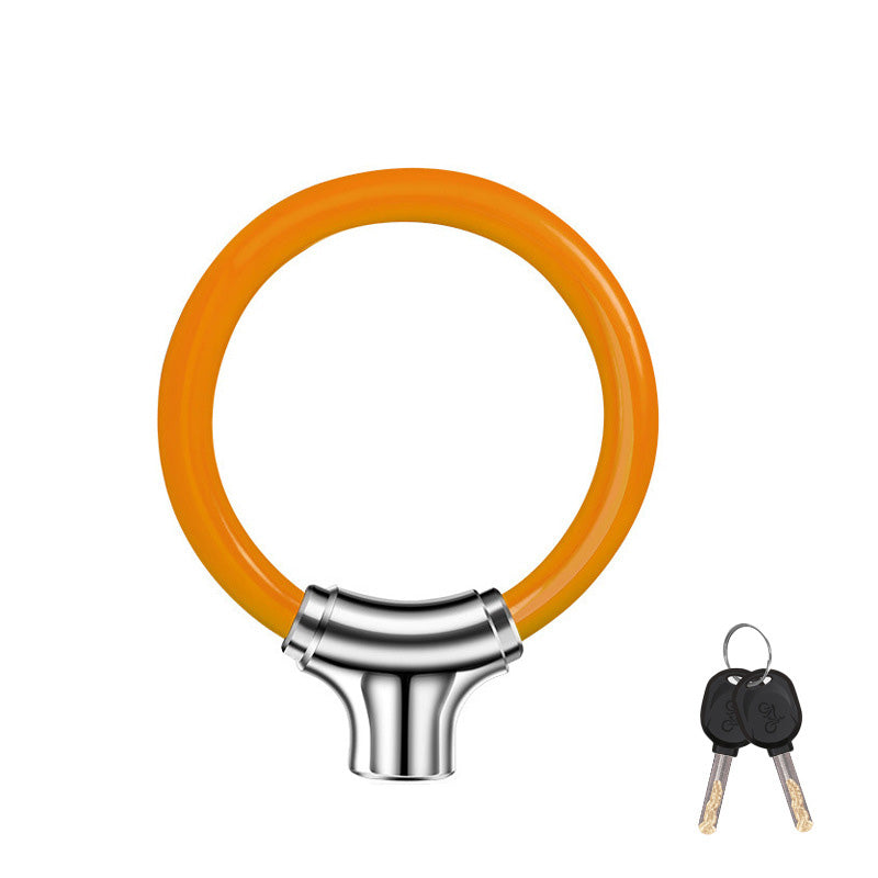 🚲 Limited Time Half Price - Portable Bicycle Anti-theft Ring Steel Cable Lock🔒✨