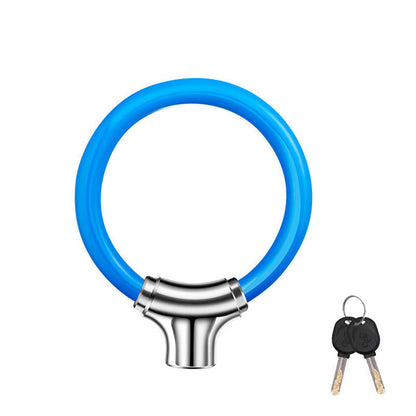 🚲 Limited Time Half Price - Portable Bicycle Anti-theft Ring Steel Cable Lock🔒✨