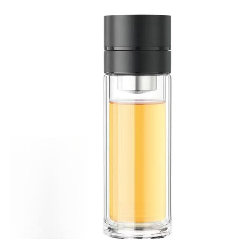 🔥New Hot Selling❤️‍🔥 Double Wall Borosilicate Portable Tea Cup