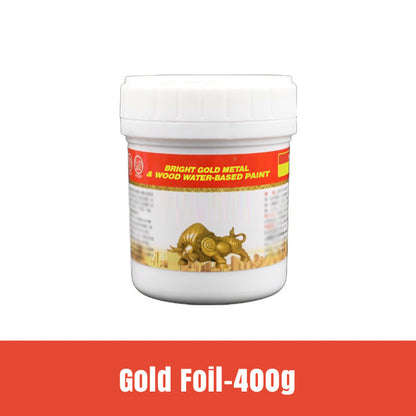 Bright Gold Metal & Wood Water-Based Paint