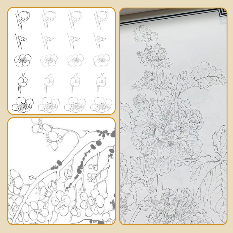 🎨HOT SALE 53% OFF🖼️ Chinese Painting White Drawing Copying Album