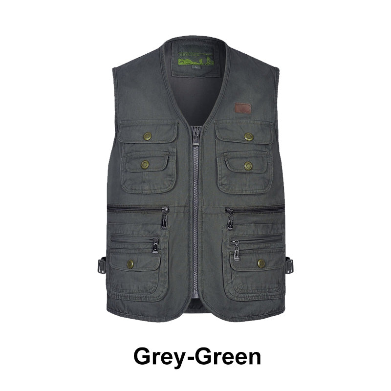 🔥New Hot Selling❤️‍🔥 Men's Outdoor Fishing Vest with Pockets