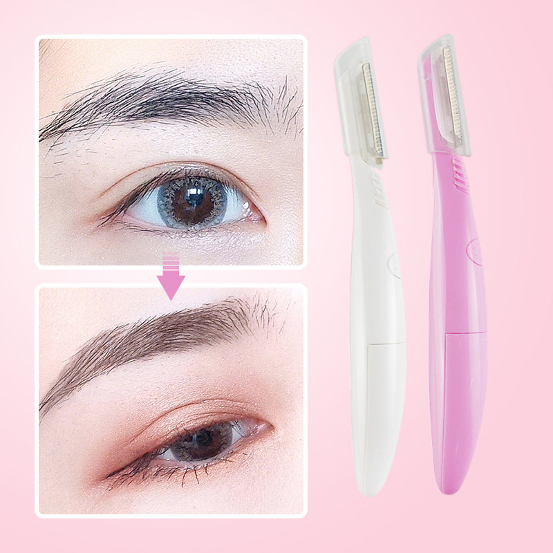 🔥2025 New products🌸 Precision Manual Eyebrow Trimmer with Light