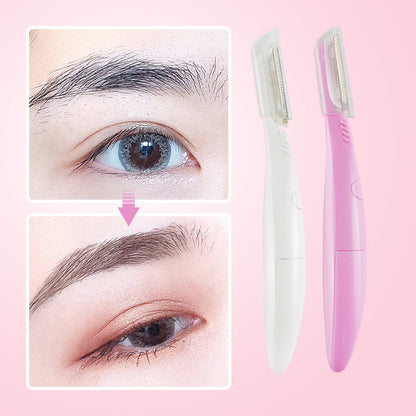 🔥2025 New products🌸 Precision Manual Eyebrow Trimmer with Light
