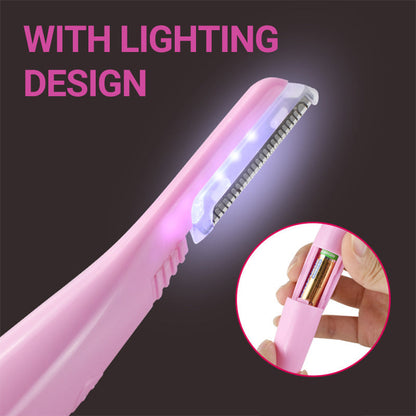🔥2025 New products🌸 Precision Manual Eyebrow Trimmer with Light