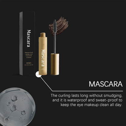 Natural Long Lasting Waterproof & Sweatproof Brown Mascara