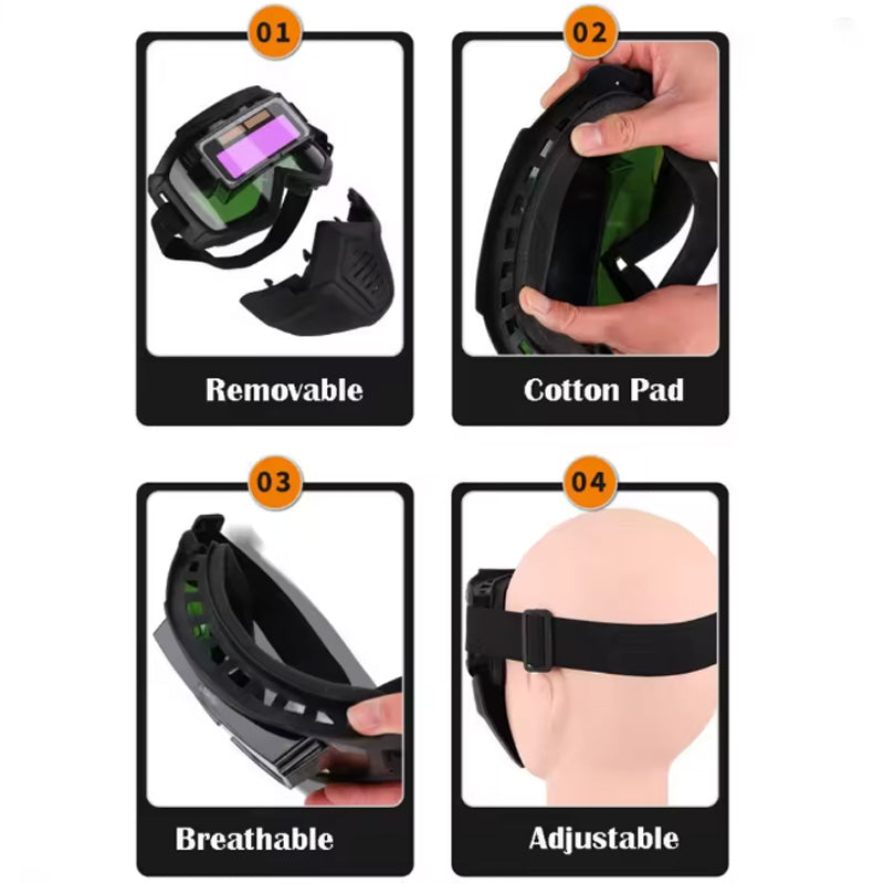 ✨LAST DAY SALE 50% OFF✨Auto-Darkening Welding Helmet for Eye Safety