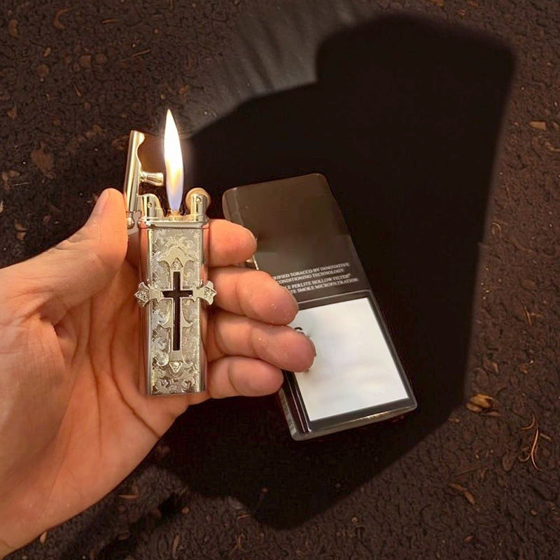 💖HOT SALE 49% OFF💖 Vintage Stylish Cross Design Lighter