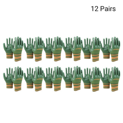 💥 49% OFF🎁 Rubber Coated Work Gloves with Knit Wrist Cuff