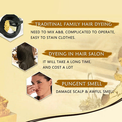 Portable Safe Hair Dye Comb