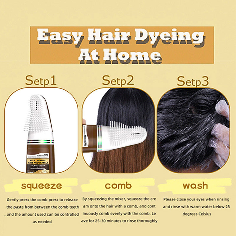 Portable Safe Hair Dye Comb