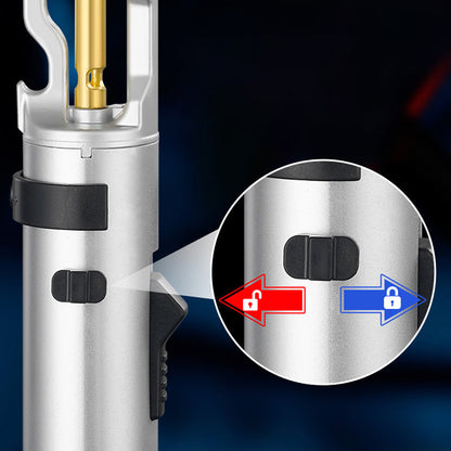 🔥Outdoor windproof refillable flashlight lighter