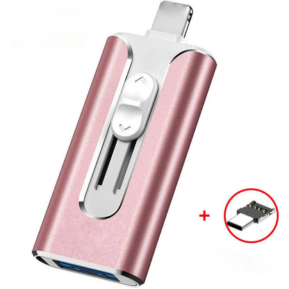64GB~1TB Micro USB + MFi Certified Lightning + 8 Pin + USB 3.0 ⚡4 in1 Flash Drive for iPhone/iPad/Android/PC⚡