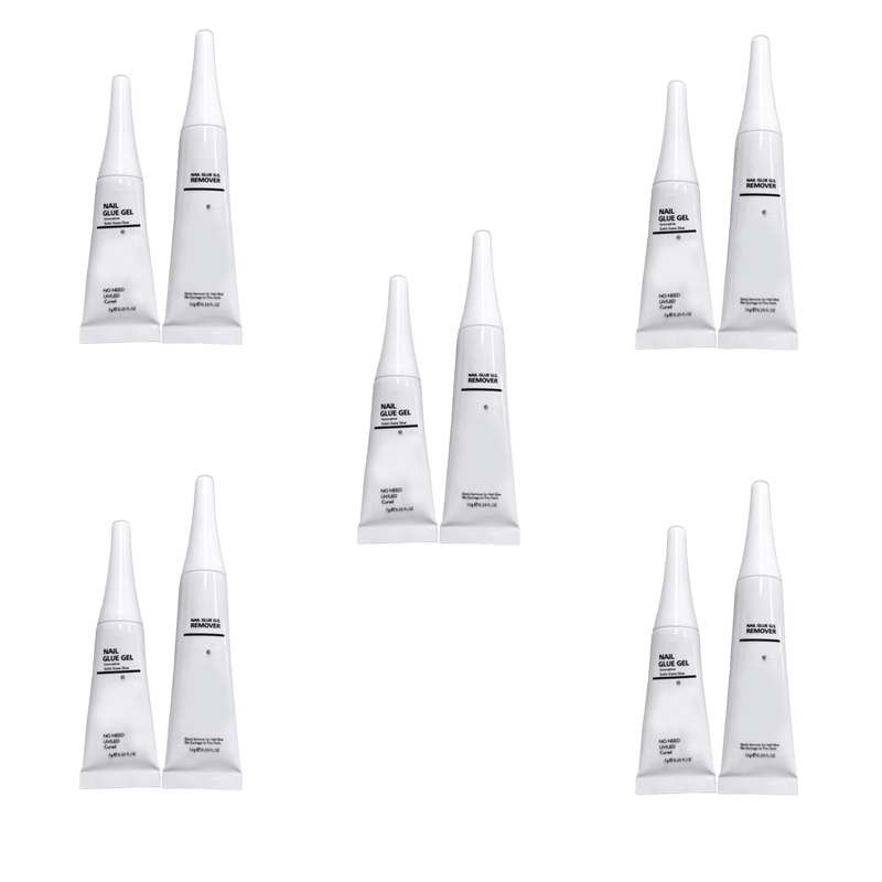 Professional Strong Quick Drying Nail Glue (No UV Light Needed)