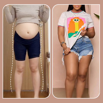 High-Waisted Diagonal-Button Design Raw Edge Ripped Denim Shorts
