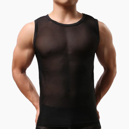 💖2025 Hot Sale💖 Men's Mesh Sheer Tank Top