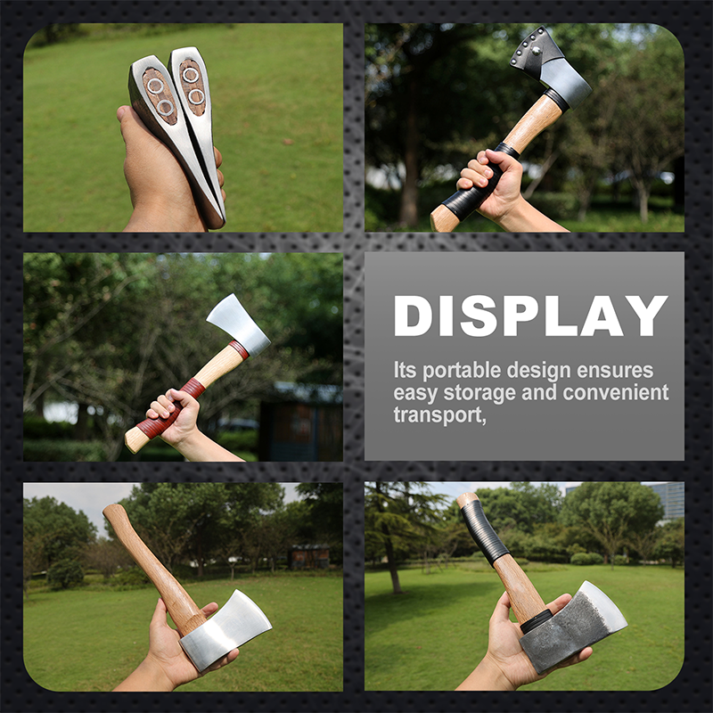 Durable Hatchet with Wood Handle👍