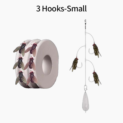 🎣Multi-Hook Artificial Fly Fishing Lure Set