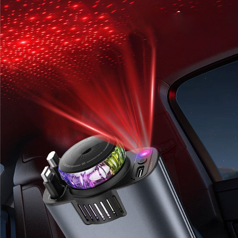 🔋Limited Time Promotion 50% OFF⚡5-in-1 Charger & Aroma Diffuser & Starlight Ceiling