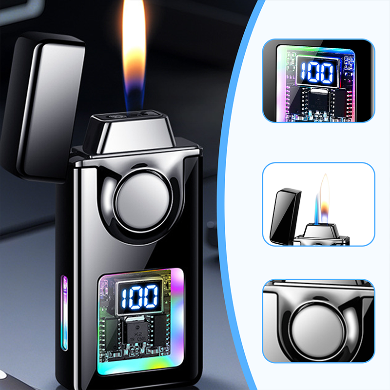 🔥2025 neues Upgrade 💥Creative Dual Flame Windproof Lighter