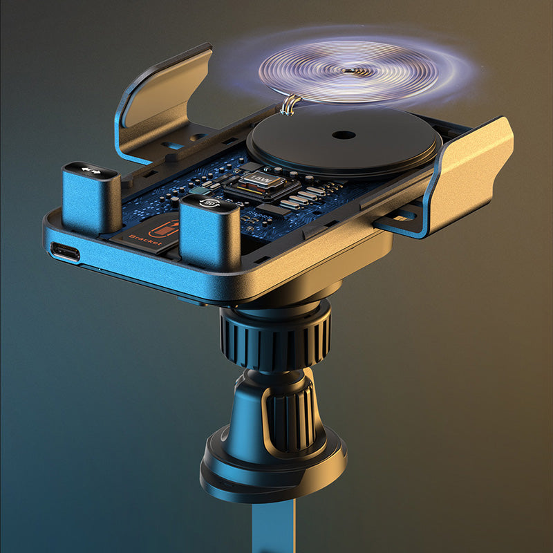 🔥HOT SALE 57% OFF🎁⚡Over 50,000 sold! 📱Smart 2-in-1 Car Rotating Mobile Phone Holder & Wireless Charger⚡