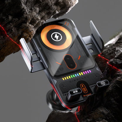 🔥HOT SALE 57% OFF🎁⚡Over 50,000 sold! 📱Smart 2-in-1 Car Rotating Mobile Phone Holder & Wireless Charger⚡