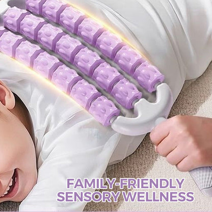Bendable Multi-Row Massage Roller
