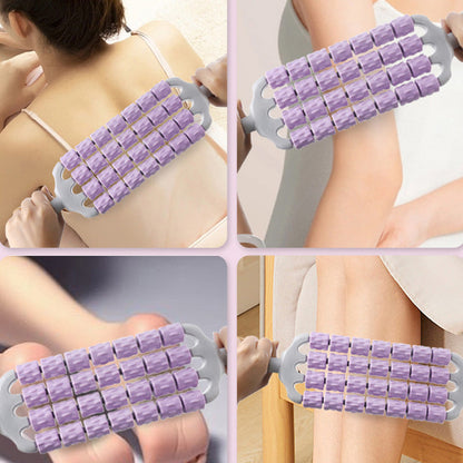 Bendable Multi-Row Massage Roller