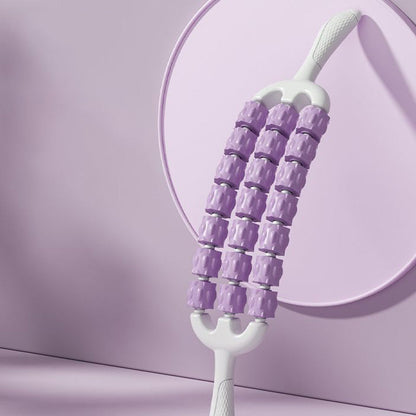 Bendable Multi-Row Massage Roller