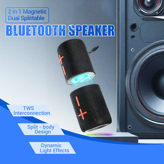 🔥2 in 1 Magnetic Dual Splittable Bluetooth Speaker