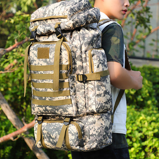 80L Outdoor Waterproof Tactical Backpack