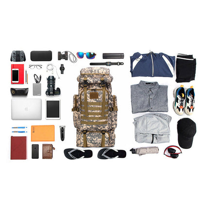 80L Outdoor Waterproof Tactical Backpack