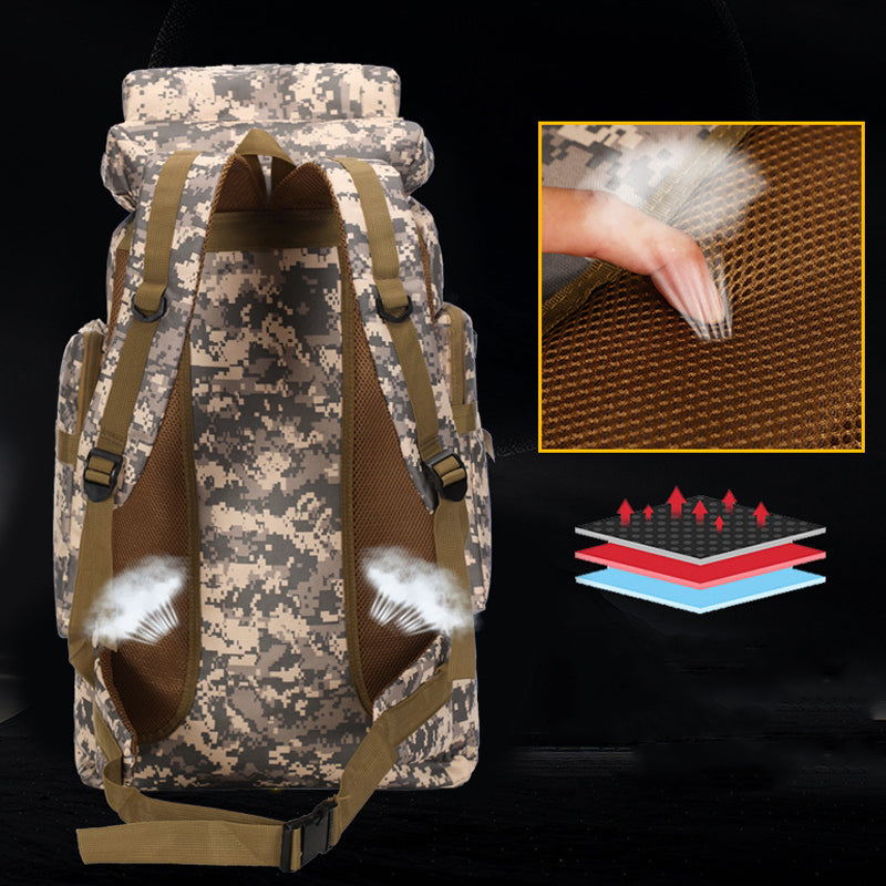 80L Outdoor Waterproof Tactical Backpack