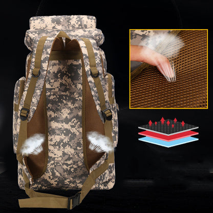 80L Outdoor Waterproof Tactical Backpack