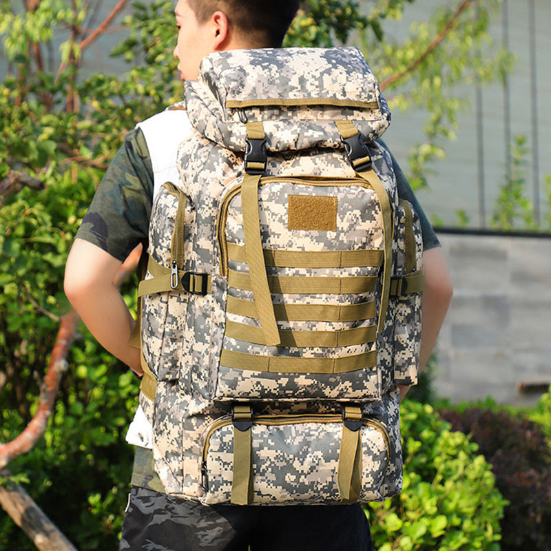 80L Outdoor Waterproof Tactical Backpack