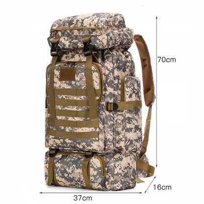 80L Outdoor Waterproof Tactical Backpack