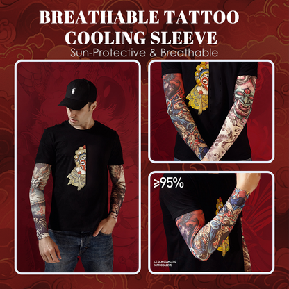 Sun-Protective & Breathable Tattoo Cooling Sleeve