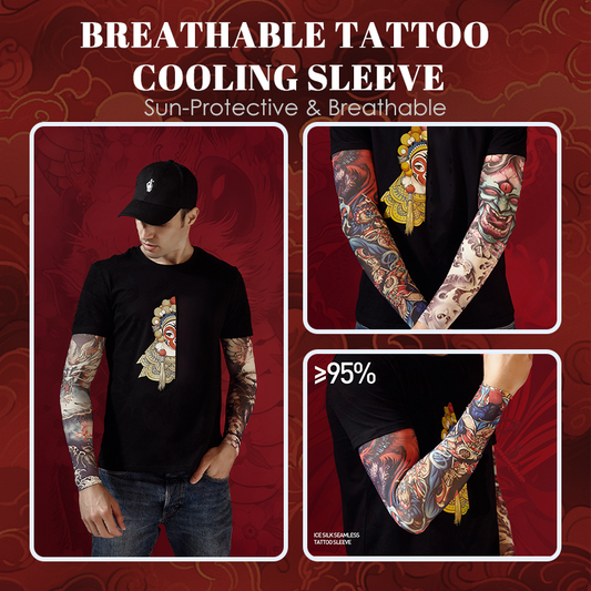 Sun-Protective & Breathable Tattoo Cooling Sleeve