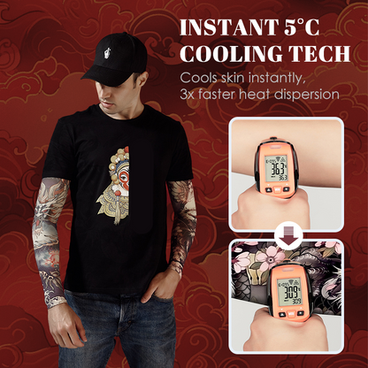 Sun-Protective & Breathable Tattoo Cooling Sleeve